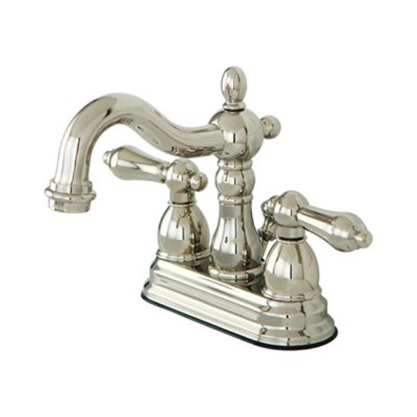 Elements of Design Heritage 4.75-in Polished Nickel Centerset Faucet