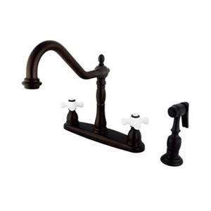 Elements of Design New Orleans Oil-Rubbed Bronze Kitchen Faucet With Sprayer
