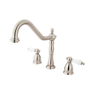 Elements of Design New Orleans Adjustable Satin Nickel Kitchen Faucet