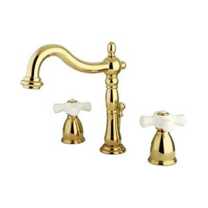 Elements of Design New Orleans 5.81-in Polished Brass Widespread Faucet