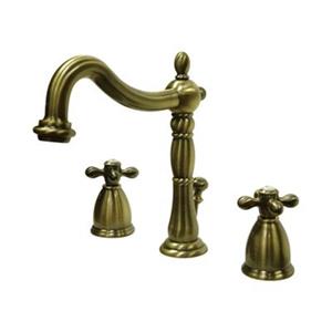 Elements of Design New Orleans 5.81-in Vintage Brass Widespread Faucet