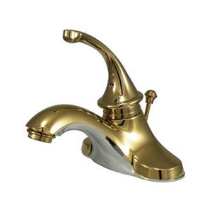Elements of Design Georgian 5.25-in Polished Brass Centerset Faucet