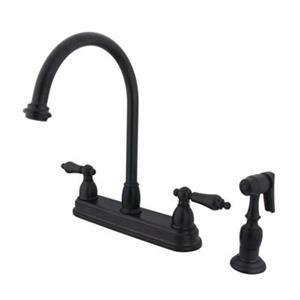 Elements of Design Chicago Oil-Rubbed Bronze Kitchen Faucet With Sprayer