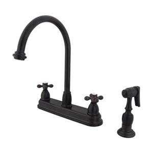 Elements of Design Chicago Oil-Rubbed Bronze Kitchen Faucet With Sprayer