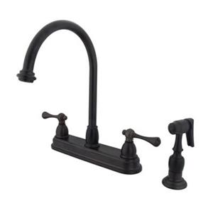 Elements of Design St. Louis Buckingham Oil-Rubbed Bronze Kitchen Faucet With Sprayer