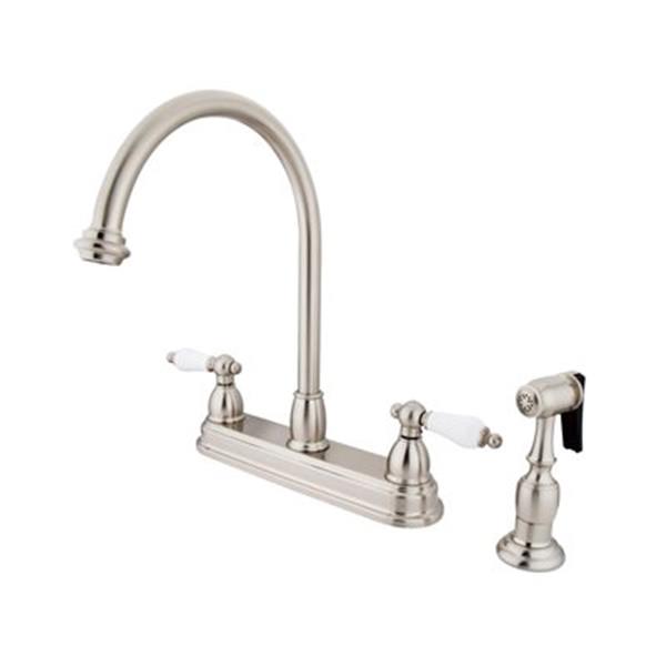 Elements of Design Chicago Satin Nickel Kitchen Faucet With Sprayer