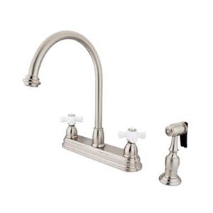 Elements of Design Chicago Satin Nickel Kitchen Faucet With Sprayer
