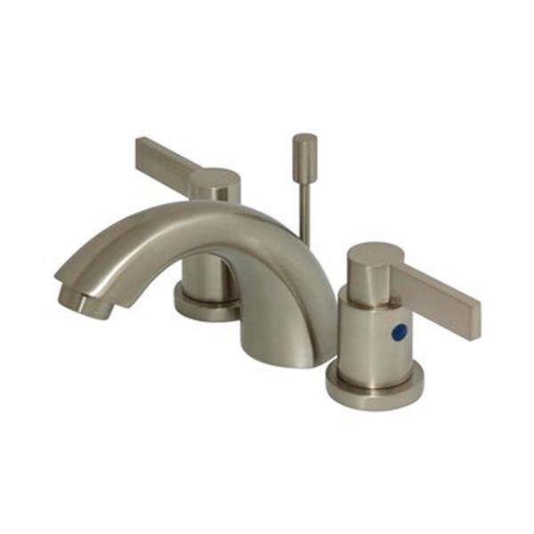 Elements of Design NuvoFusion 3.5-in Satin Nickel Spout Mini Widespread Faucet