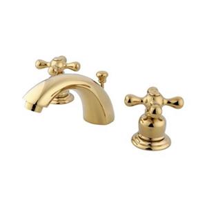 Elements of Design 3.5-in Polished Brass Mini Widespread Faucet