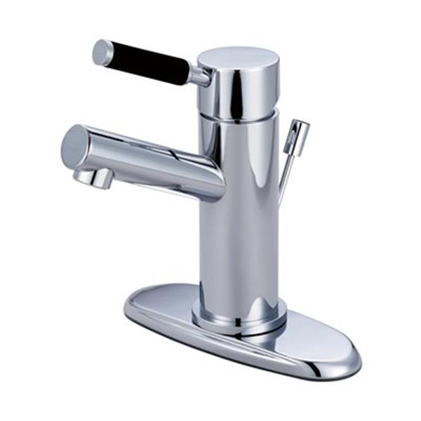 Elements of Design Kaiser 4.38-in Polished Chrome Deck Mount Faucet