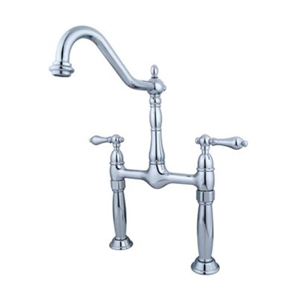 Elements of Design Victorian Polished Chrome Vessel Sink Widespread