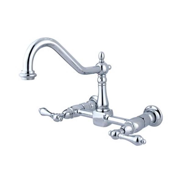 Elements of Design Wall Mounted Chrome Kitchen Faucet ES1241AL | RONA