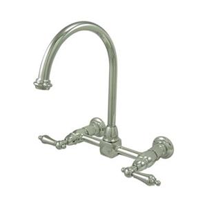 Elements of Design Chrome Wall Mounted Kitchen Faucet