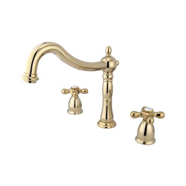 Elements of Design Polished Brass Roman Tub Filler ES1342AX | RONA