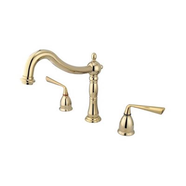 Elements of Design Silver Sage Polished Brass Roman Tub Filler ES1342ZL ...