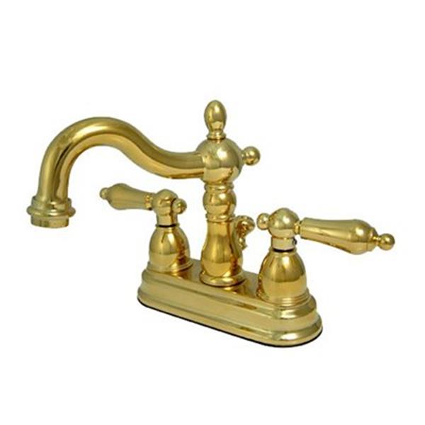 Elements Of Design Polished Brass 2 Handle Centerset Faucet ES1602AL RONA   330048243 MainImage 001 L 