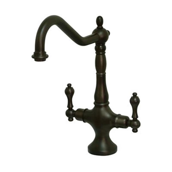 Elements of Design Heritage Spread Oil-Rubbed Bronze Two Handle Kitchen Faucet