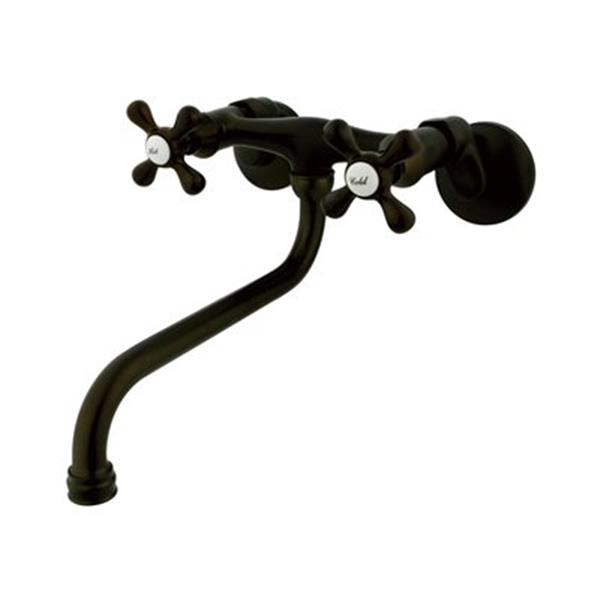 Elements of Design Bronze Spread Down Spout Vessel Sink Wall