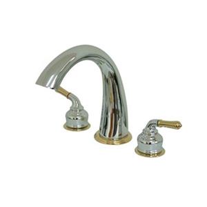 Elements of Design Chrome/Polished Brass Roman Tub Filler