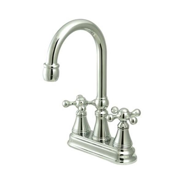 Elements of Design Chrome Without Pop-Up Rod Bar Faucet