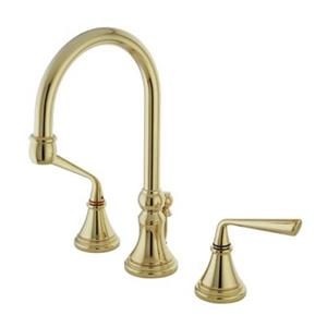 Elements of Design Silver Sage Brass Widespread Lavatory Faucet
