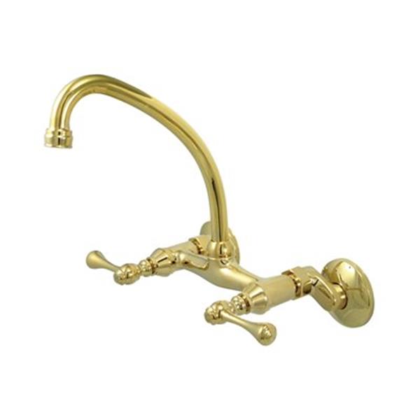 Elements Of Design Brass Wall Mount Kitchen Faucet ES3142L RONA   330048531 MainImage 001 L 