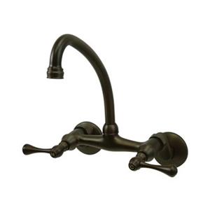 Elements of Design Oil-Rubbed Bronze Wall Mount Kitchen Faucet