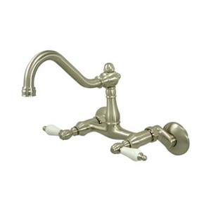 Elements of Design Hot Springs Nickel Wall Mounted Kitchen Faucet