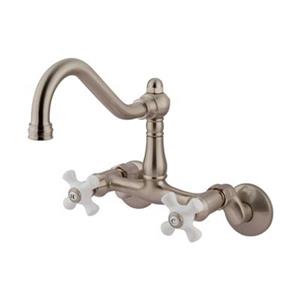 Elements of Design Hot Springs Nickel Wall Mounted Kitchen Faucet