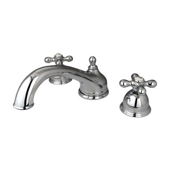 Elements of Design Chicago Polished Chrome Widespread Roman Tub Filler ...