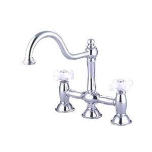 Elements of Design Chicago Chrome Two Handle Kitchen Faucet