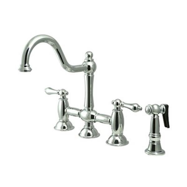 Elements Of Design Restoration Center Chrome Two Handle Kitchen Faucet   330048646 MainImage 001 L 