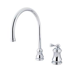 Elements of Design Chicago Chrome Widespread Single Handle Buckingham Kitchen Faucet