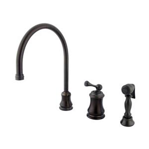 Elements of Design Chicago Oil-Rubbed Bronze Widespread Single Handle Kitchen Faucet