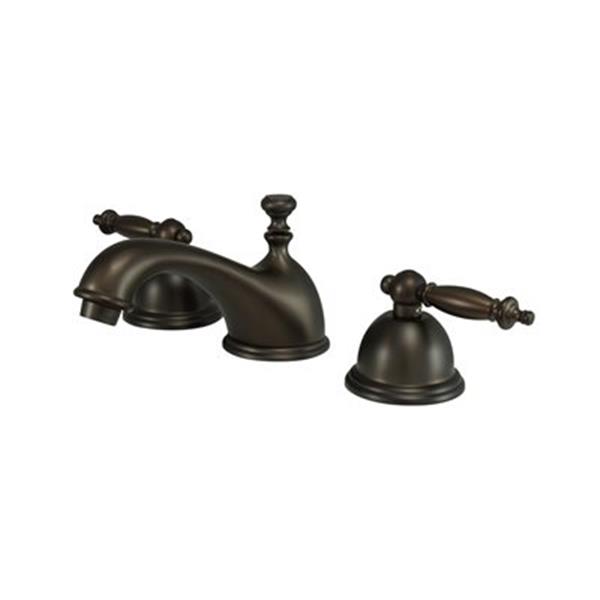 Elements of Design Templeton Bronze Widespread Lavatory Faucet