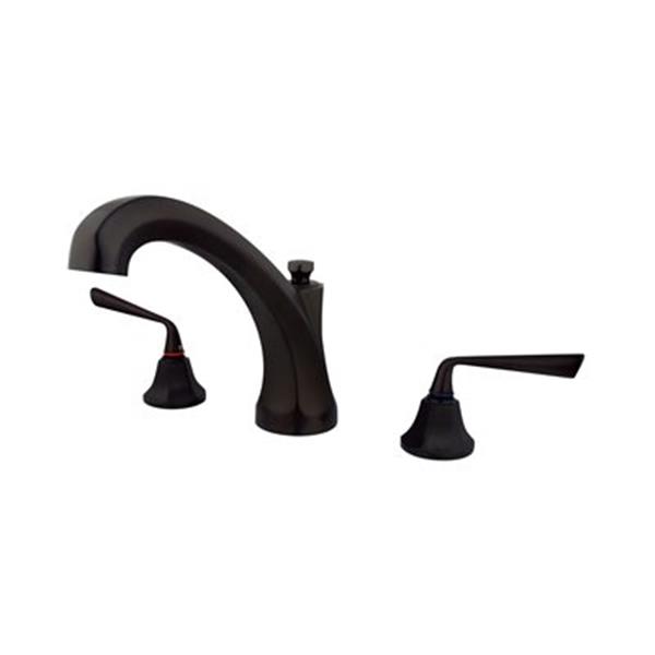 Elements of Design Silver Sage 9.2-in Oil-Rubbed Bronze Roman Tub Filler