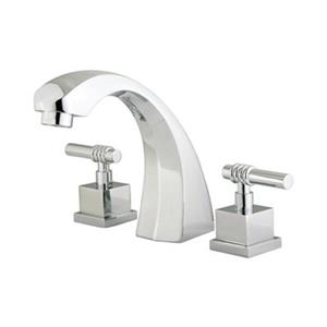 Elements of Design Milano 7.5-in Chrome Roman Tub Filler
