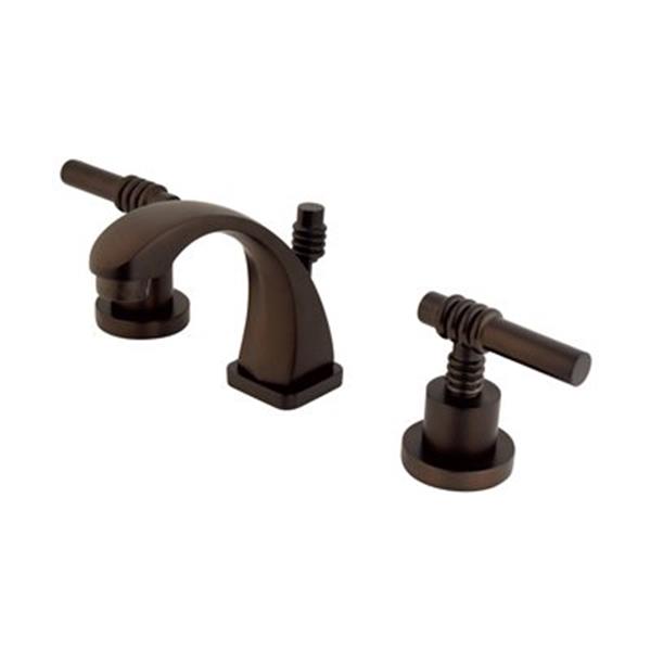 Elements of Design Milano Oil Rubbed Bronze Mini Widespread Faucet