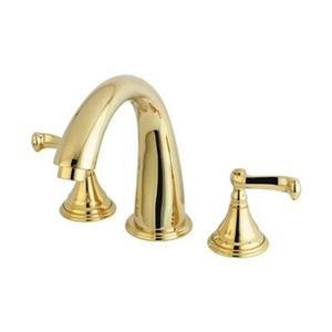 Elements of Design Atlanta 8.4-in Polished Brass Roman Tub Filler