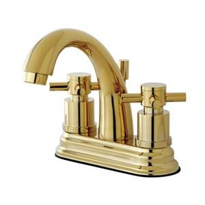 Elements of Design Brass Two Handle Centerset Lavatory Faucet