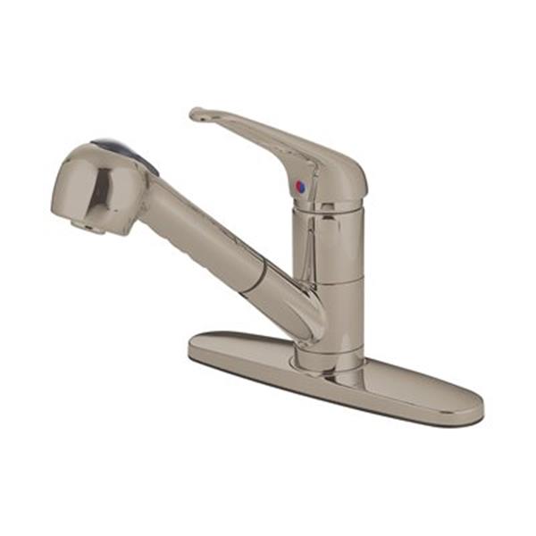 Elements of Design Daytona Nckel Single Handle Kitchen Faucet ES888SN