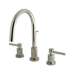 Elements of Design Nickel Two Handle Widespread Lavatory Faucet