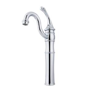 Elements of Design Georgian Chrome Single Hole Vessel Faucet
