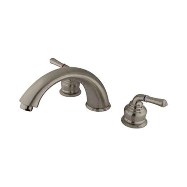 Elements of Design Magellan 7.7-in Satin Nickel Roman Tub Filler