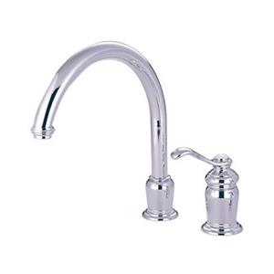 Elements of Design Templeton 12-in Chrome High Spout Single Handle Kitchen Faucet