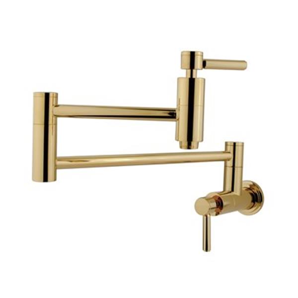 Elements of  Design Concord Polished Brass Pot Filler