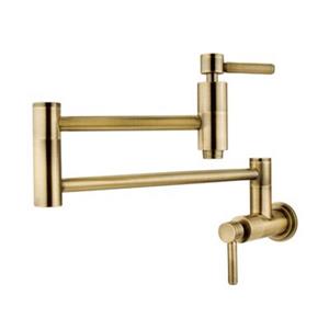 Elements of Design Concord Antique Brass Pot Filler