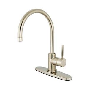 Elements of Design Concord 13-in Satin Nickel Single Handle Kitchen Faucet