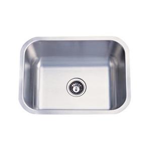 Elements of Design Centurion 23-in x 17.75-in Brushed Nickel Undermount Kitchen Sink