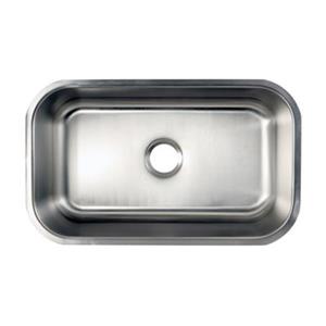 Elements of Design Centurion 30.13-in x 17.88-in Brushed Nickel Undermount Kitchen Sink